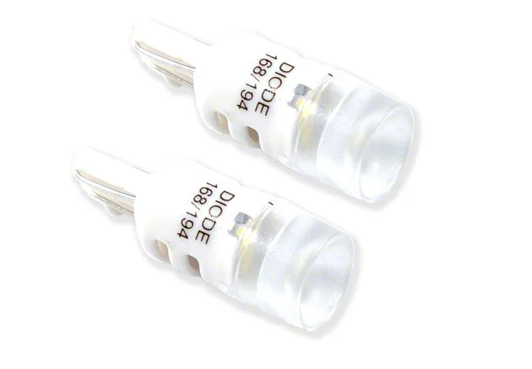Diode Dynamics Warm White LED Side Marker Light Bulbs; 194 HP3 (02-12 RAM 1500)