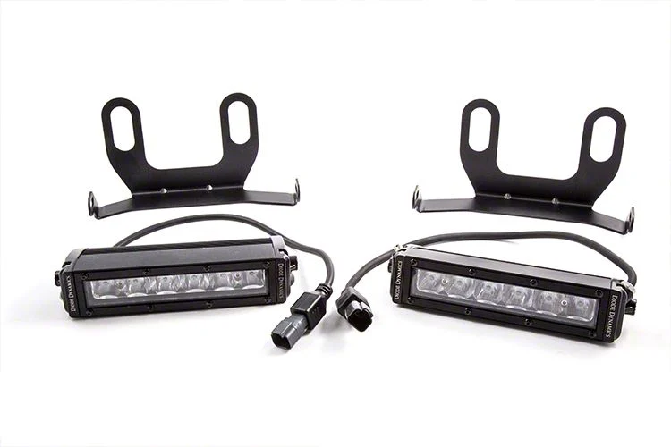 Diode Dynamics White LED DOT/SAE Light Bar Kit; Wide Beam (13-18 RAM 1500, Excluding Express & Sport)