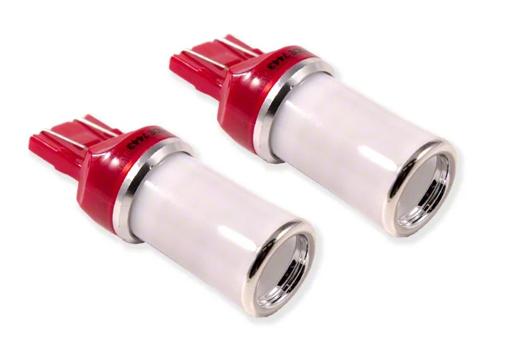 Diode Dynamics Red LED Tail Light Bulbs; 7443 HP48 (14-18 Silverado 1500 w/ Factory Halogen Tail Lights)