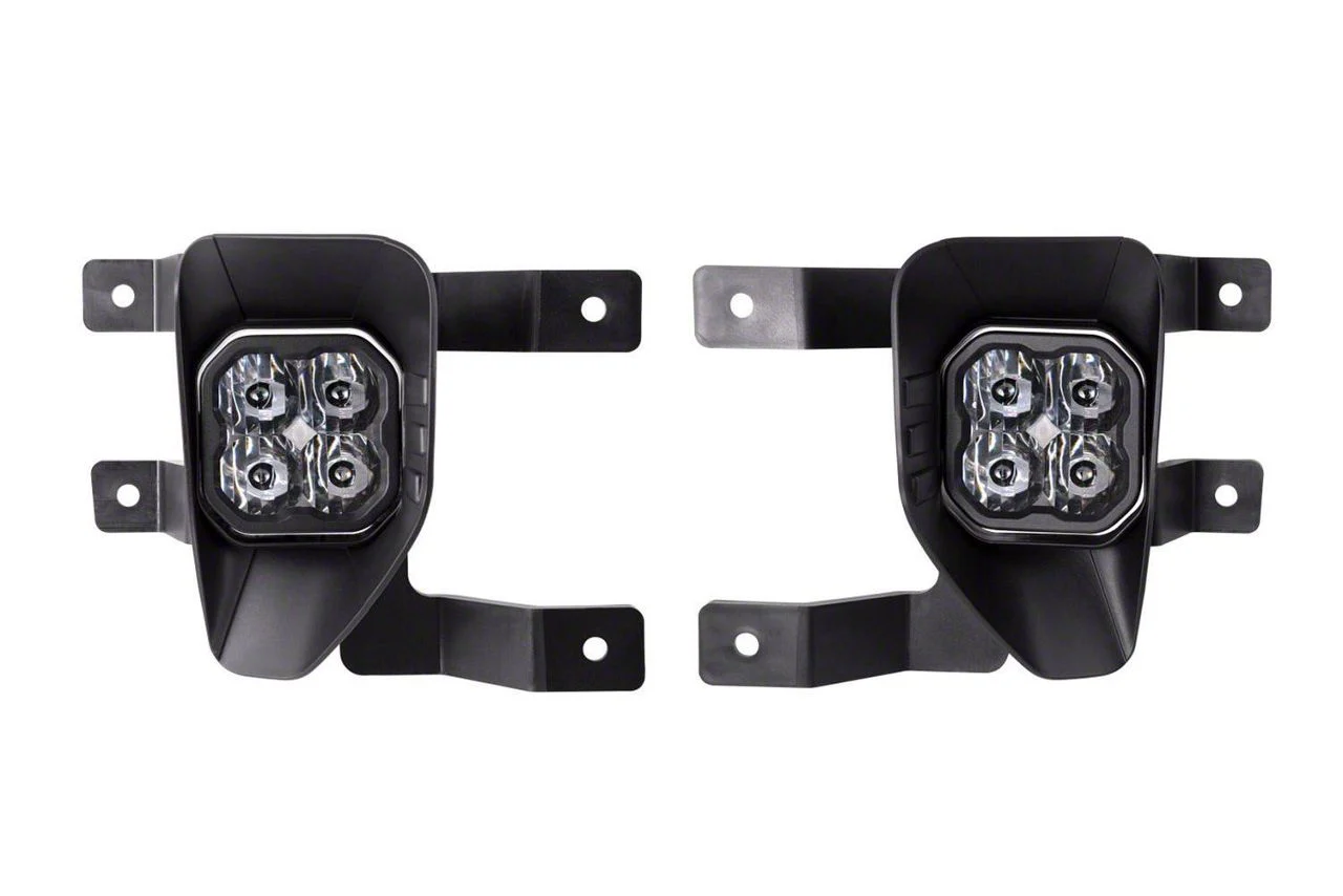 Diode Dynamics SS3 Pro Type SV1 LED Fog Light Kit; White SAE Driving (16-18 Silverado 1500)