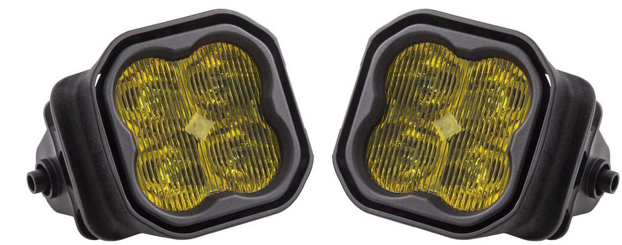 Diode Dynamics SS3 Sport Type F2 LED Fog Light Kit; Yellow SAE Fog (17-22 F-250 Super Duty)
