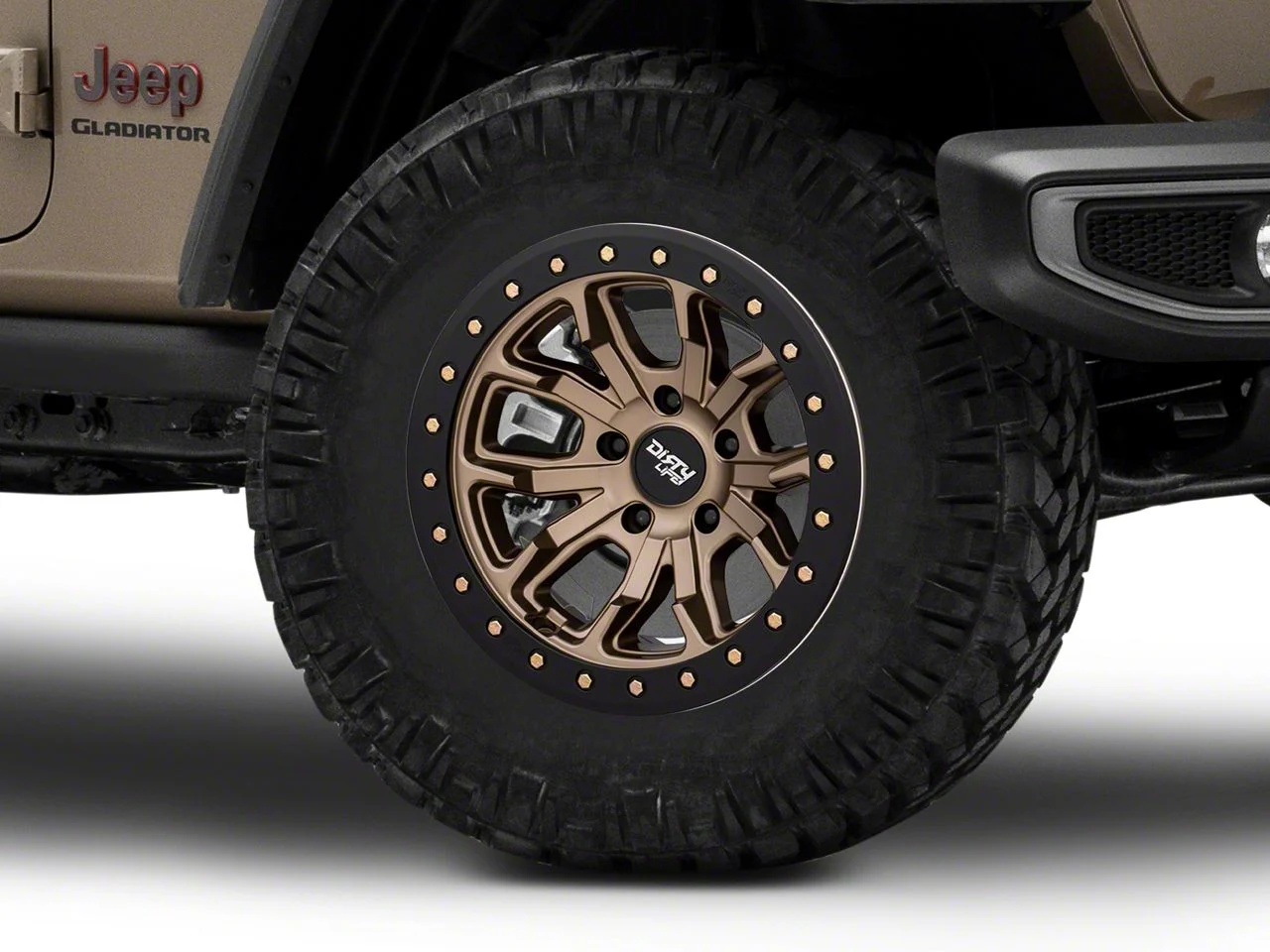 Dirty Life DT-1 Matte Gold 6-Lug Wheel; 17x9; -12mm Offset (07-13 Sierra 1500)