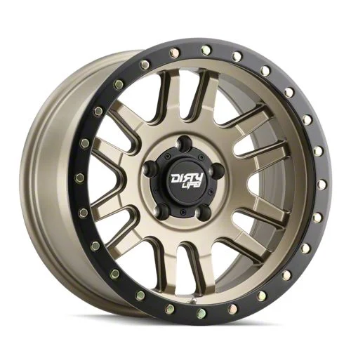 Dirty Life Canyon Pro Satin Gold 6-Lug Wheel; 17x9; -12mm Offset (15-20 Yukon)