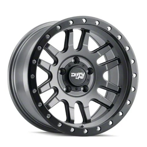 Dirty Life Canyon Pro Satin Graphite 6-Lug Wheel; 17x9; -12mm Offset (15-20 Yukon)