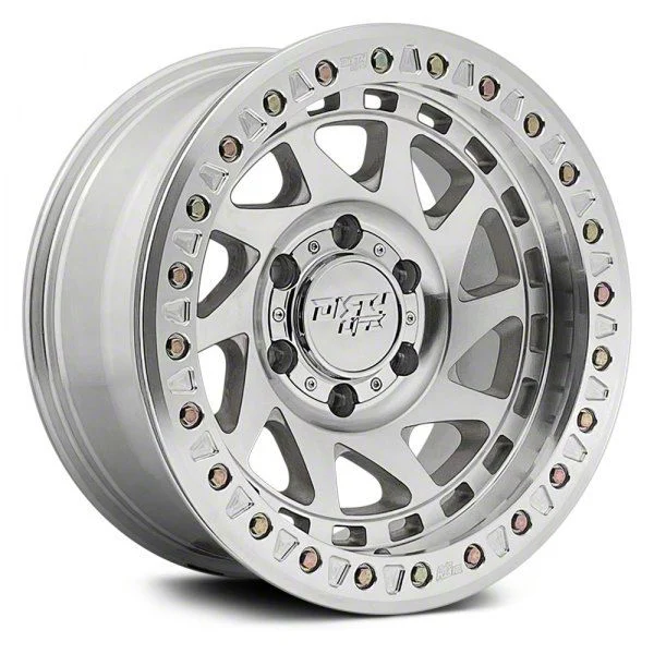 Dirty Life Enigma Race Machined 6-Lug Wheel; 17x9; -12mm Offset (15-20 Yukon)