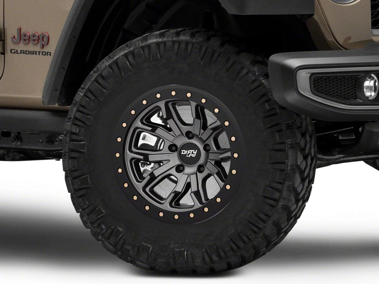 Dirty Life DT-1 Matte Gunmetal 6-Lug Wheel; 17x9; -12mm Offset (19-26 Sierra 1500)