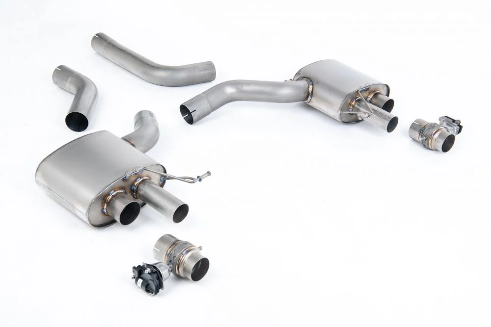 Milltek Signature Series Milltek Stainless Steel Options Upgrade Kit Titanium Axle Back System Audi RS7 C8 2019+