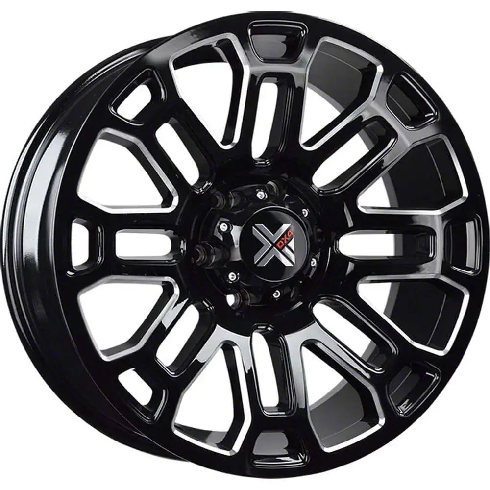 DX4 Wheels BOOST Flat Black 6-Lug Wheel; 20x9; 10mm Offset (19-26 Silverado 1500)