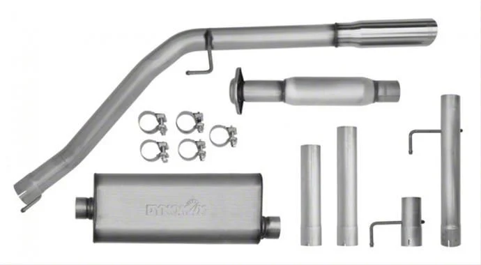 Dynomax Ultra Flo Welded Single Exhaust System with Polished Tip; Side Exit (11-14 3.5L EcoBoost F-150)