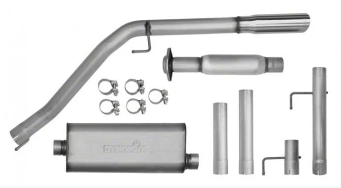 Dynomax Ultra Flo Welded Single Exhaust System with Polished Tip; Side Exit (11-14 5.0L F-150)