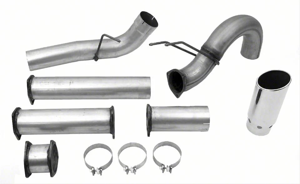 Dynomax DPF-Back Single Exhaust System with Polished Tip; Side Exit (11-14 6.7L Powerstroke F-250 Super Duty)