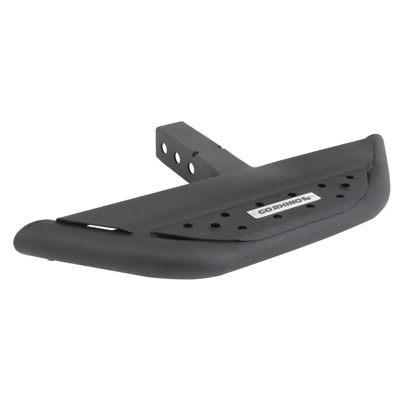 Go Rhino Dominator Xtreme Hitch Step (2in Receivers) - 18in Long - Tex. Blk