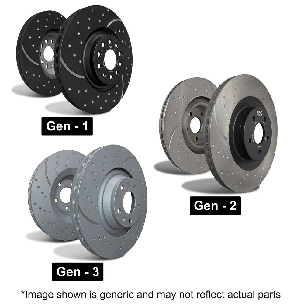 EBC Brakes GD Sport Slotted 8-Lug Rotors; Front Pair (06-08 RAM 1500 Mega Cab)