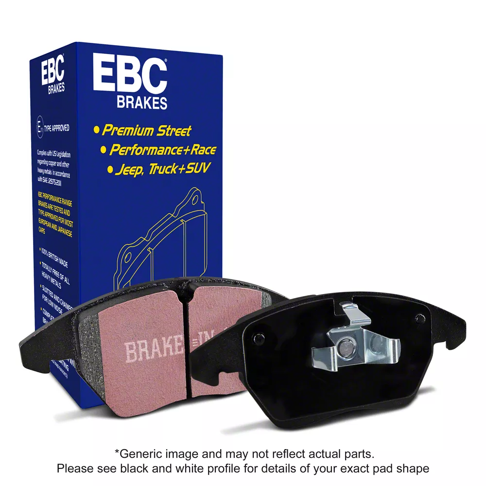 EBC Brakes Ultimax OEM Plus Organic Brake Pads; Front Pair (09-18 RAM 2500)