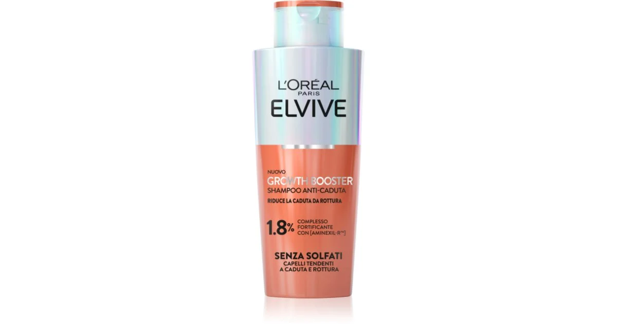 L’Oréal Paris Elvive Growth Booster shampoo anti-caduta dei capelli 200 ml