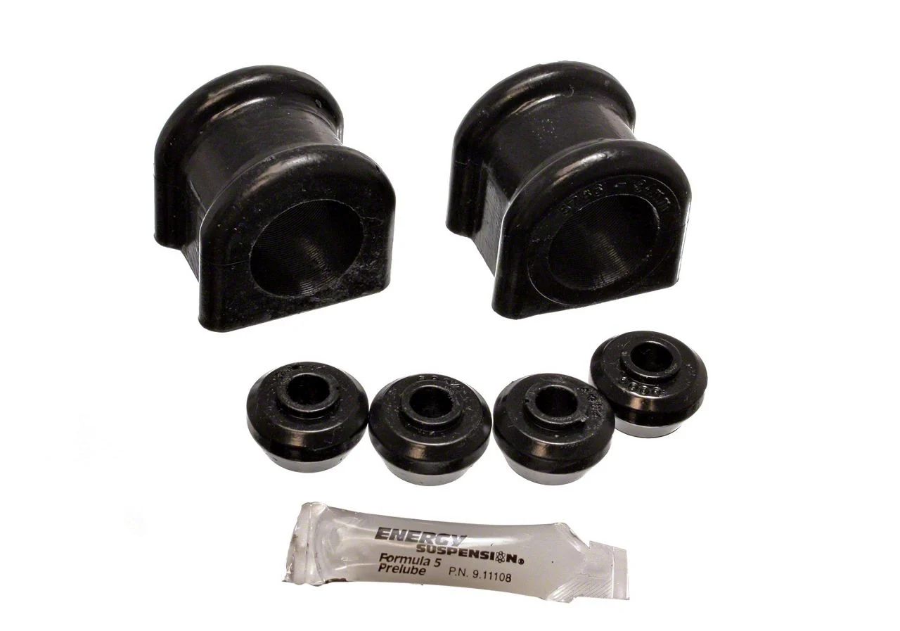 Front Sway Bar Endlinks Bushings; 34mm; Black (02-05 2WD RAM 1500)