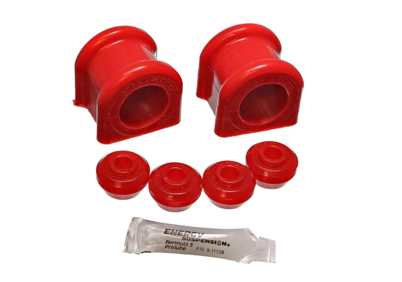 Front Sway Bar Endlinks Bushings; 36mm; Red (02-05 4WD RAM 1500)