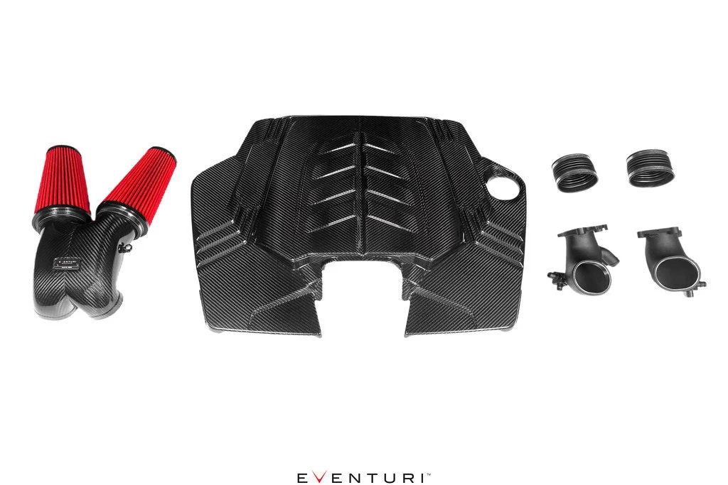 Eventuri Black Carbon Fiber Intake System for Audi 4MN RSQ8 | 4M SQ7 | 4M SQ8 | 636 Urus | 9YA Cayenne Turbo | 4V Bentayga