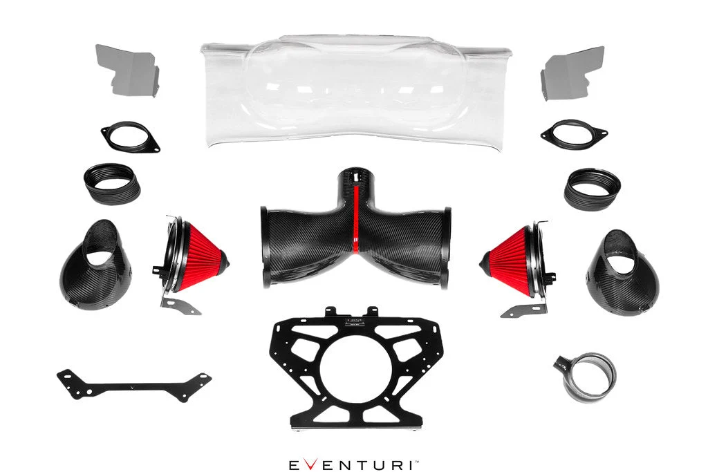 Eventuri Black Carbon Fiber Intake for Chevrolet Corvette Convertible 2020-2026