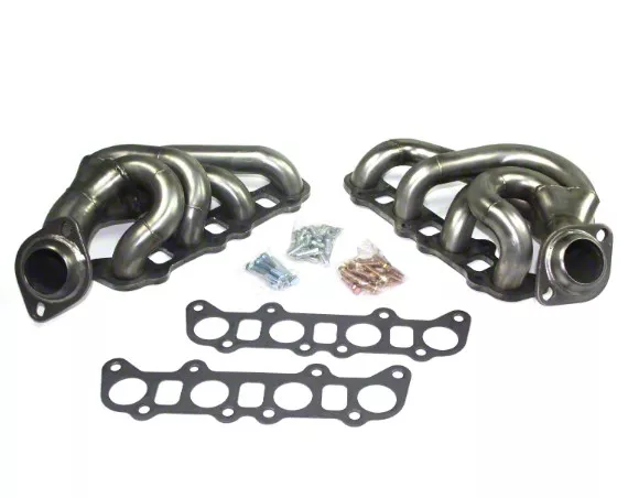 JBA 1-3/4-Inch Shorty Headers; Natural (15-20 5.0L F-150)