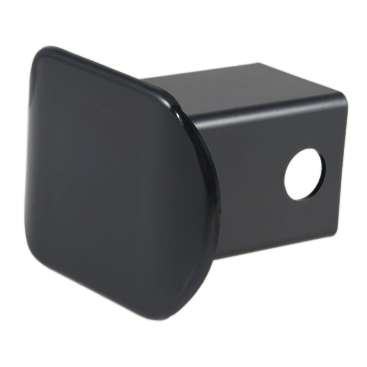 2-Inch Receiver Hitch Cover; Black Plastic (Universal; Some Adaptation May Be Required)