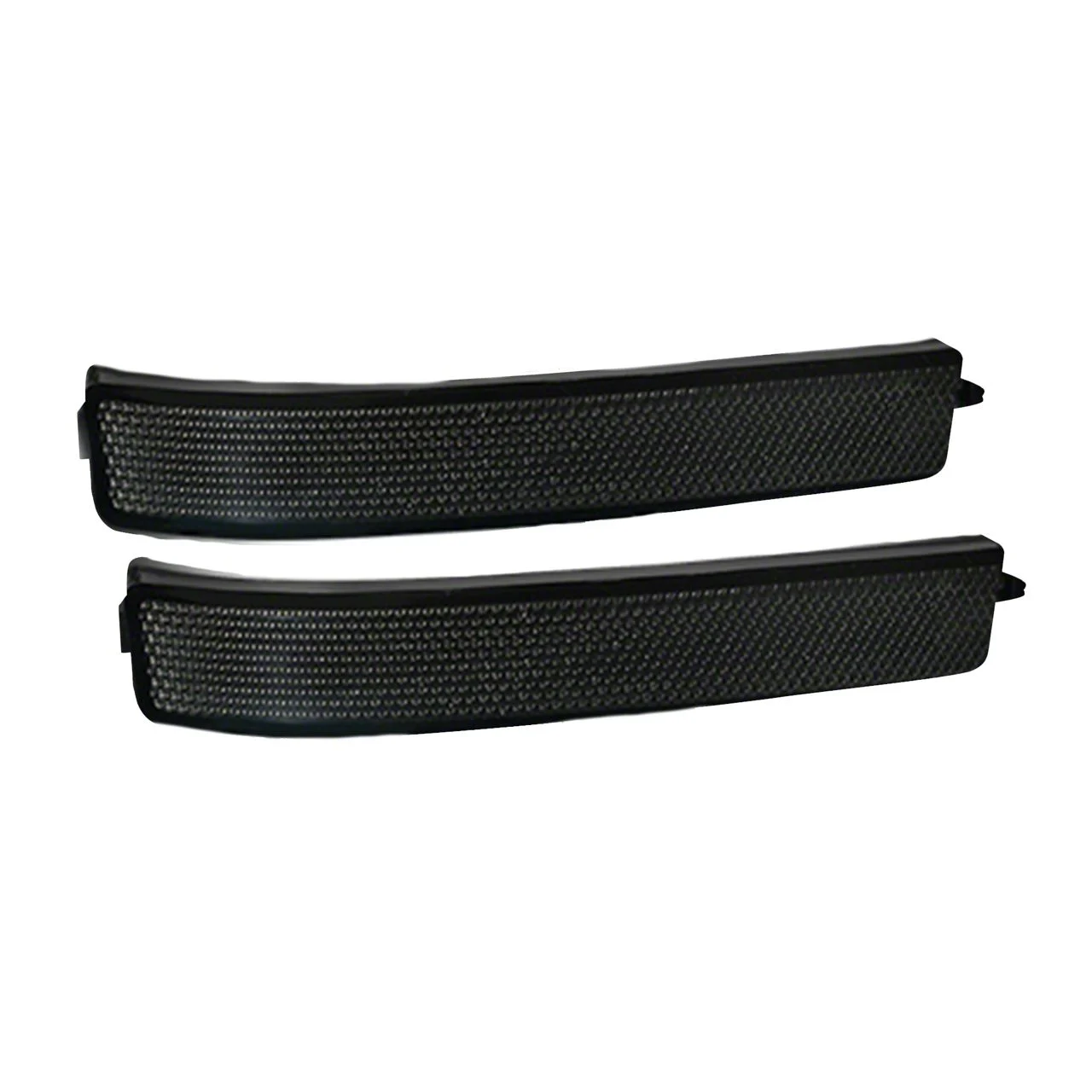 Amber LED Side Mirror Lenses; Smoked (09-14 F-150)