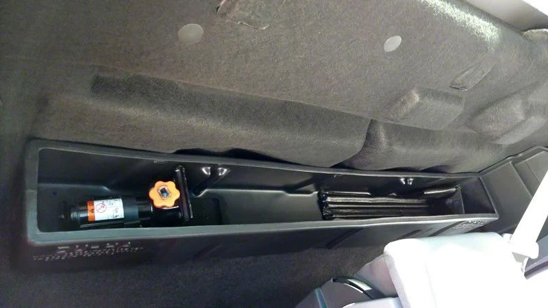 Behind-the-Seat Storage; Black (15-26 F-150 Regular Cab)