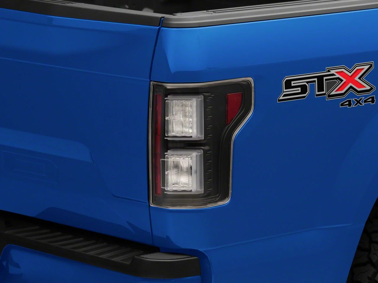 Light Bar LED Tail Lights; Black Housing; Clear Lens (18-20 F-150 w/ Factory Halogen Non-BLIS Tail Lights)
