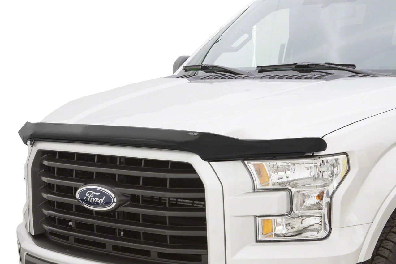 Bugflector Hood Shield; Dark Smoke (15-20 F-150, Excluding Raptor)
