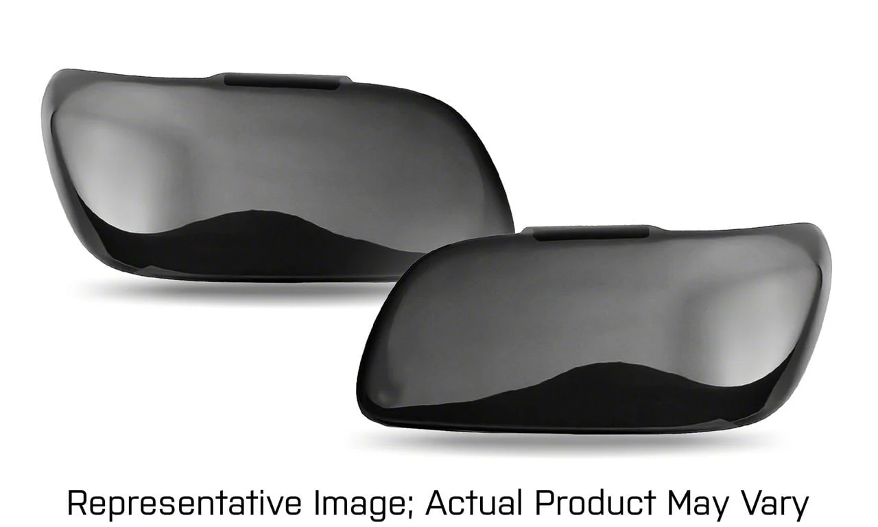 Headlight Covers; Carbon Fiber Look (04-08 F-150)