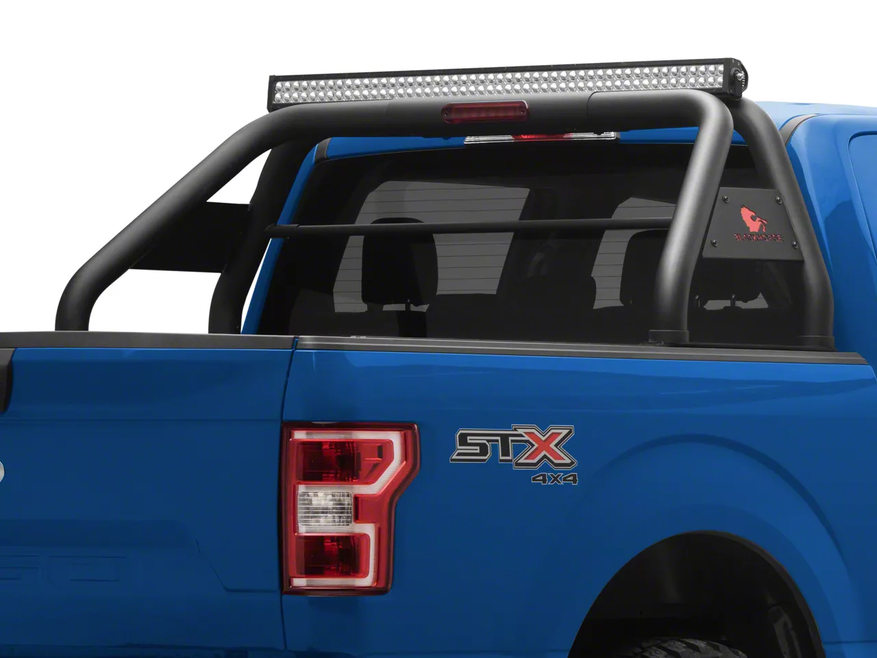 Classic Roll Bar with 50-Inch LED Light Bar; Black (09-26 F-150 Styleside)