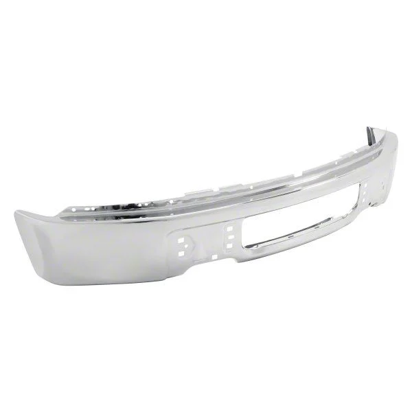 CAPA Replacement Front Bumper without Fog Light Openings; Chrome (09-14 F-150 FX4, STX, XL, XLT)