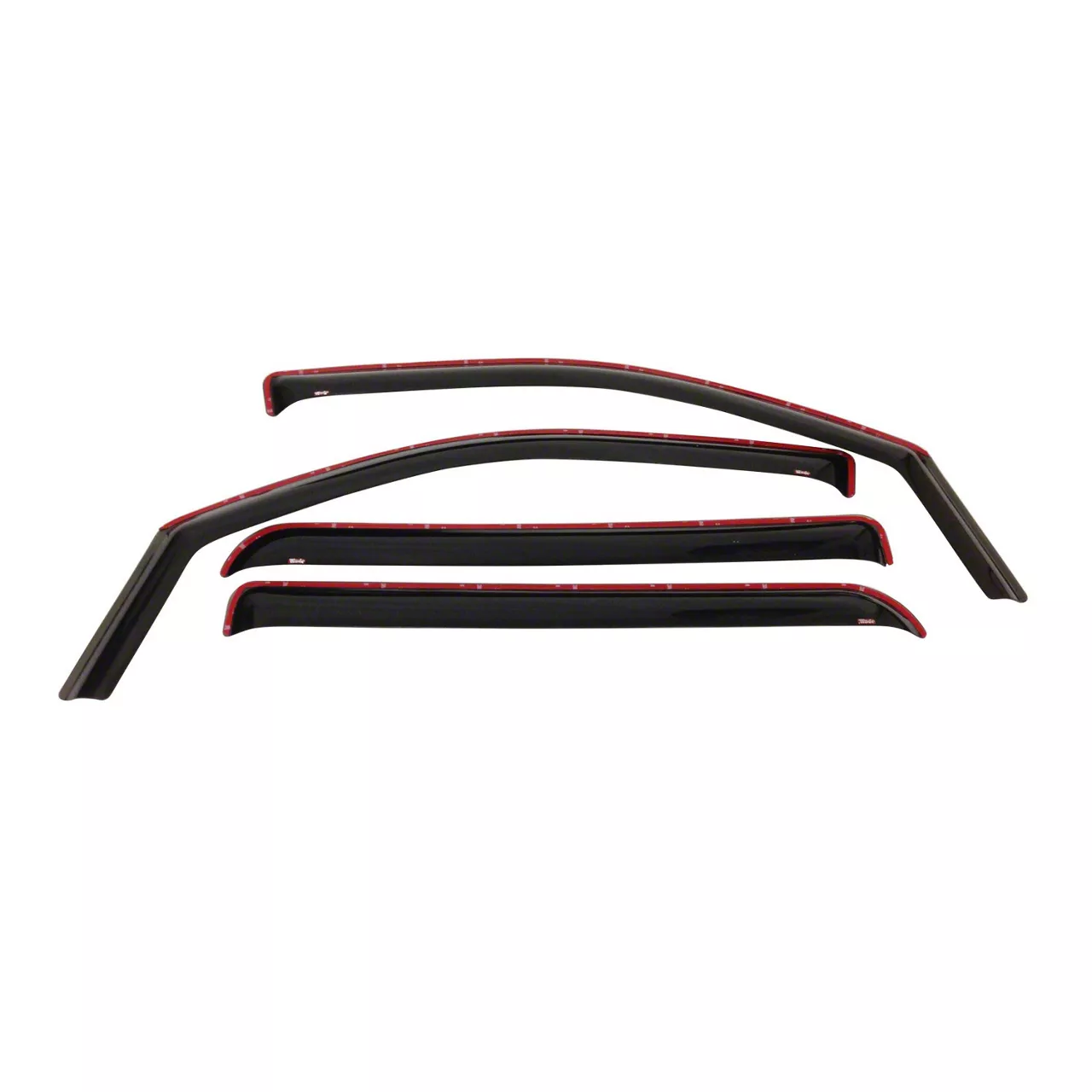 Westin In-Channel Window Deflectors; Front and Rear; Smoke (04-14 F-150 SuperCab)