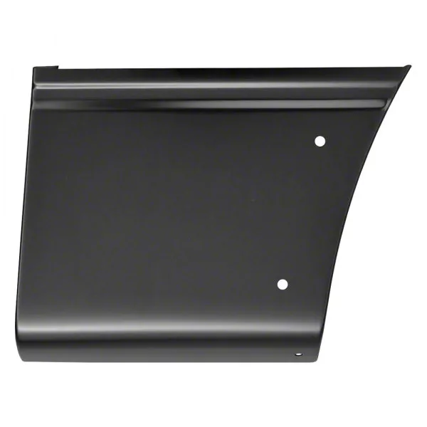 Replacement Lower Quarter Panel Patch Panel with Fender Flare Holes; Front Section; Driver Side (04-14 F-150 w/ 5-1/2-Foot Bed)