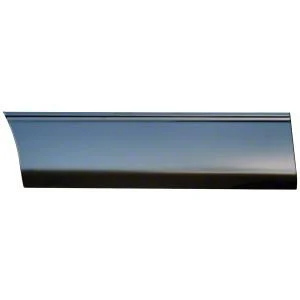 Replacement Lower Quarter Panel Patch Panel without Fender Flare Holes; Front Section; Passenger Side (04-14 F-150 w/ 8-Foot Bed)