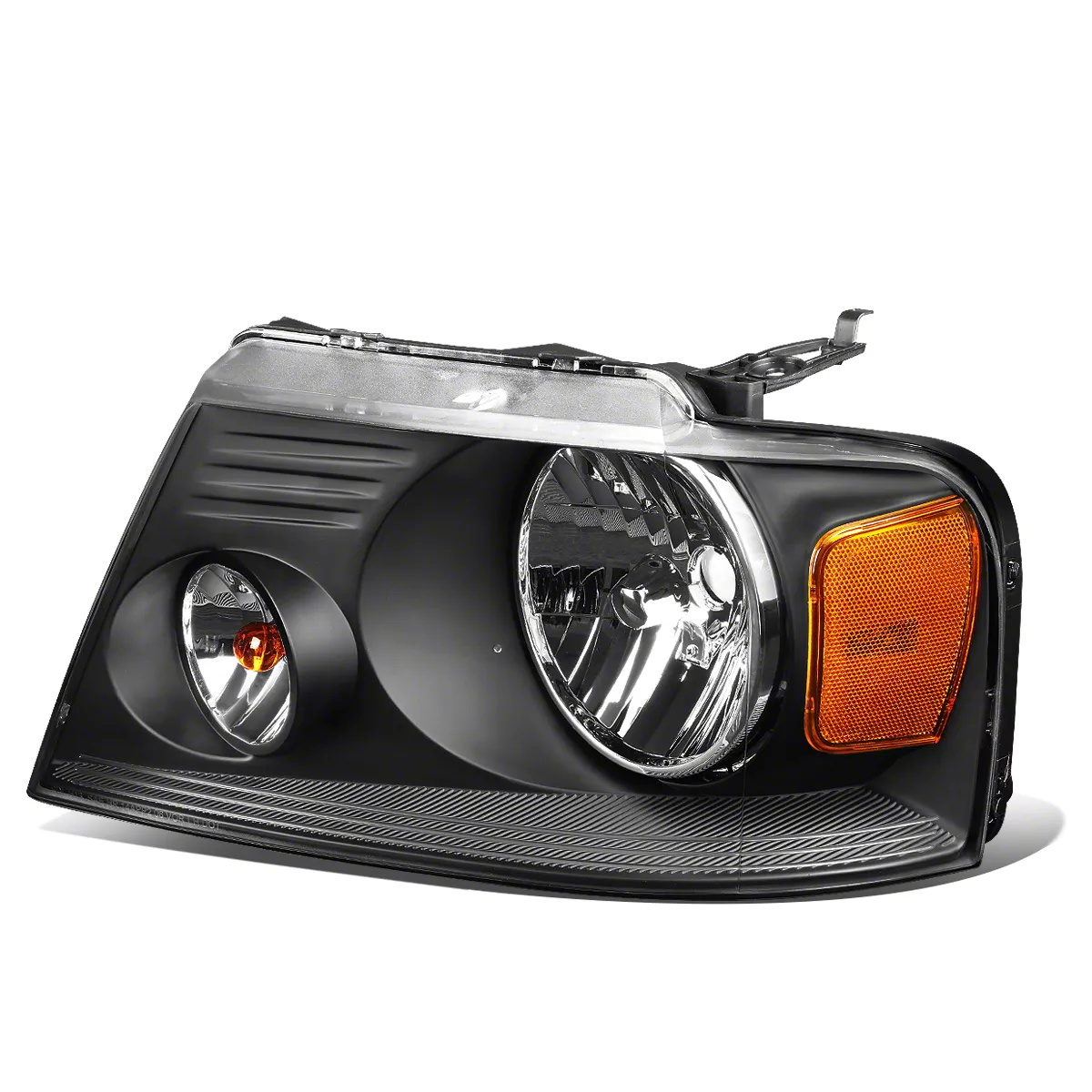 OE Style Headlight; Black Housing; Clear Lens; Driver Side (04-08 F-150)