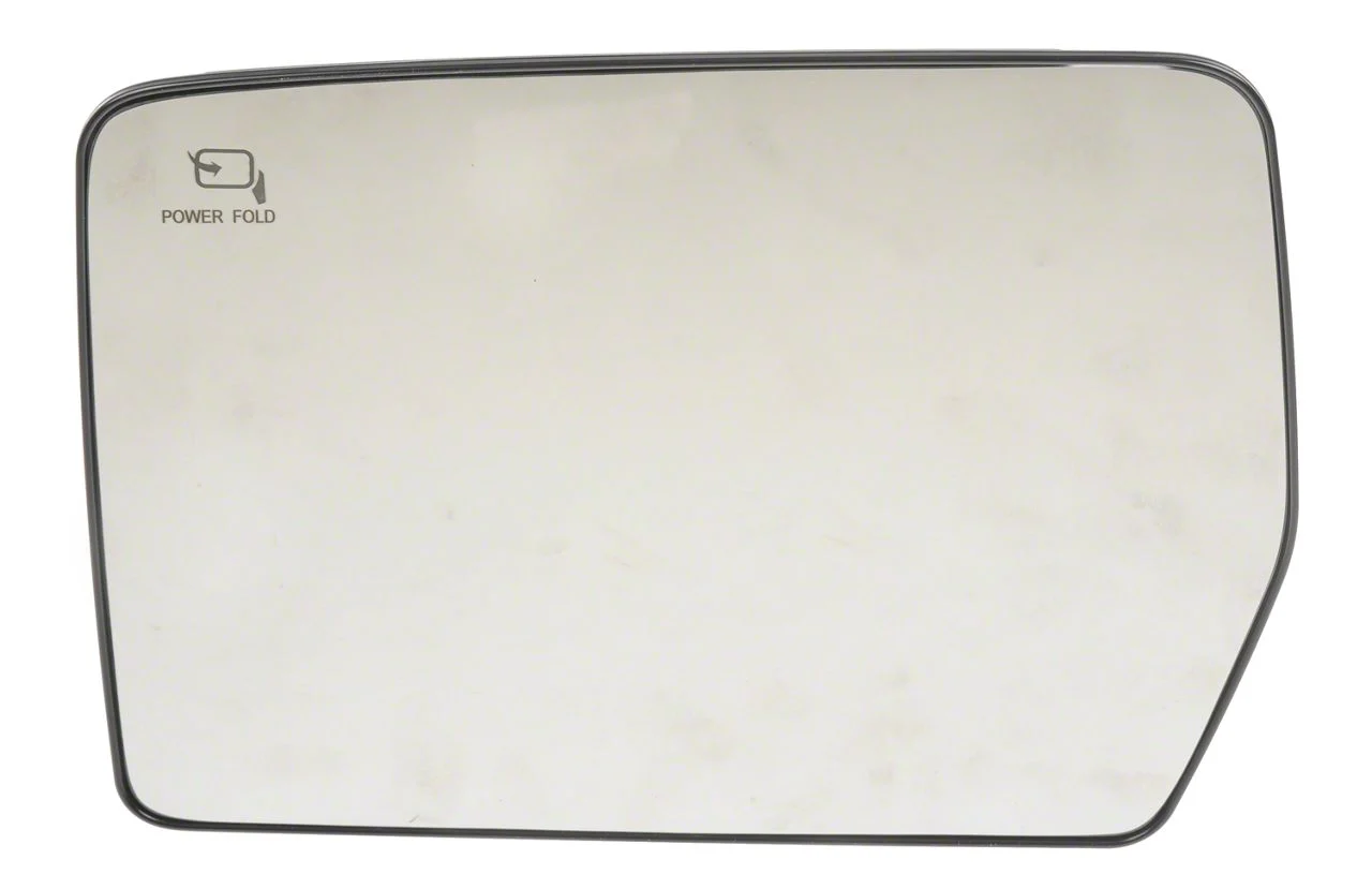 Powered Non-Heated Side Mirror Glass; Driver Side (07-10 F-150 w/o Towing Mirrors)