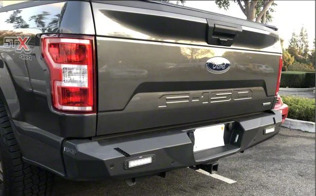Westin Pro-Series Rear Bumper; Textured Black (15-20 F-150, Excluding Raptor)