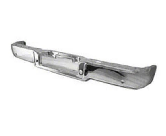 DIAMOND STANDARD Replacement Rear Bumper; Pre-Drilled for Backup Sensors; Chrome (06-08 F-150 Styleside)