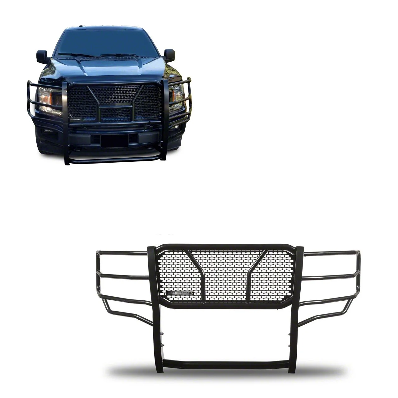 Rugged Heavy Duty Grille Guard; Black (15-20 F-150, Excluding Raptor)