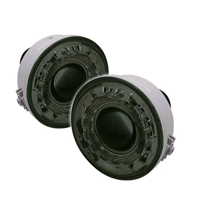 Halo Projector Fog Lights with Switch; Smoked (06-10 F-150, Excluding Raptor)