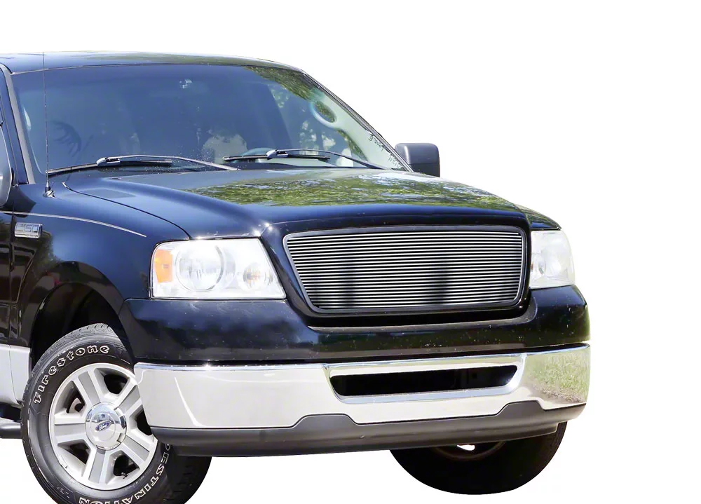 Stainless Steel Billet Upper Grille Insert; Chrome (04-08 F-150, Excluding FX2)