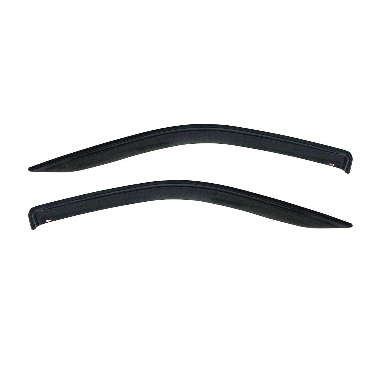 Westin Tape-On Window Deflectors; Front; Smoke (09-14 F-150 Regular Cab)