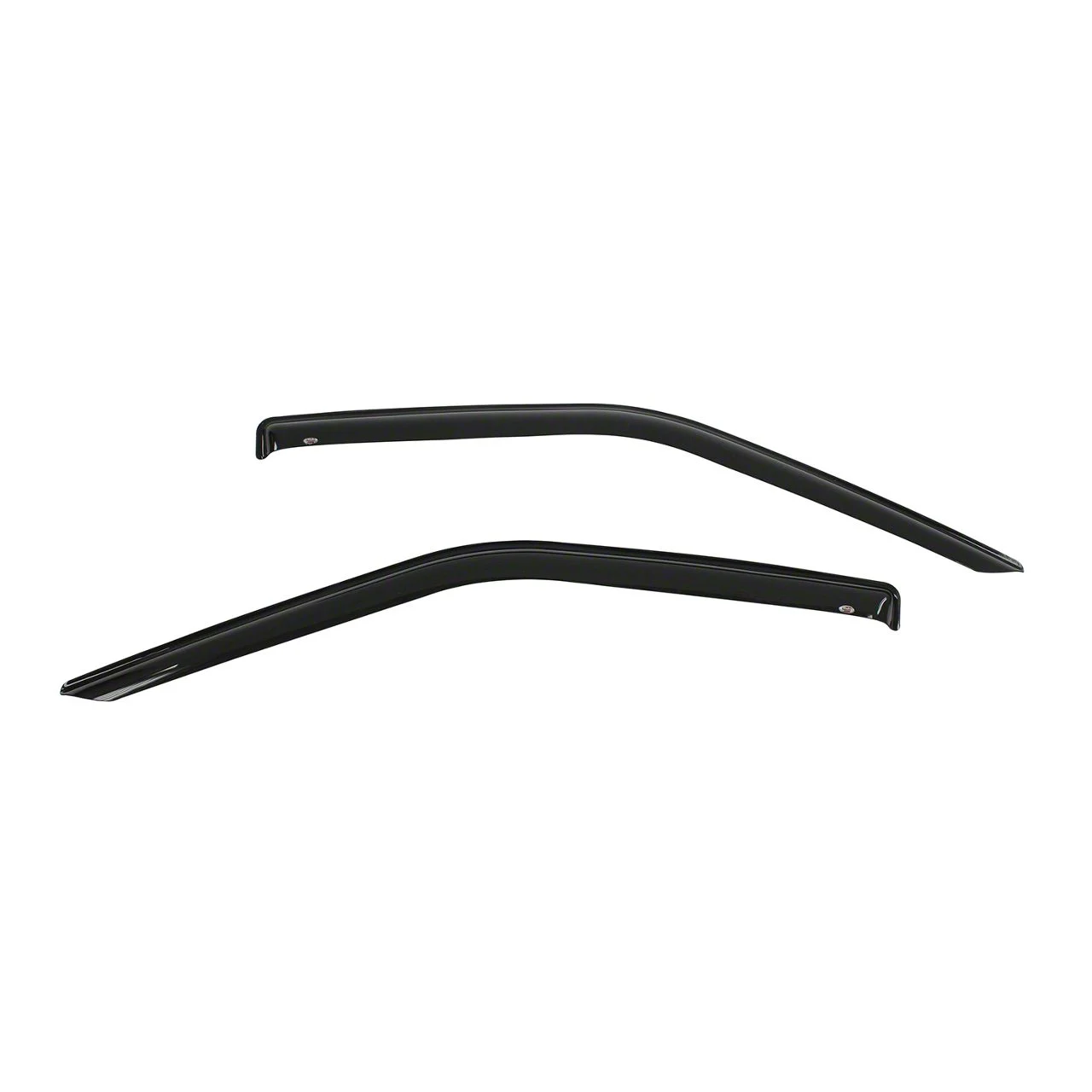 Westin Tape-On Window Deflectors; Front; Smoke (15-26 F-150 Regular Cab)