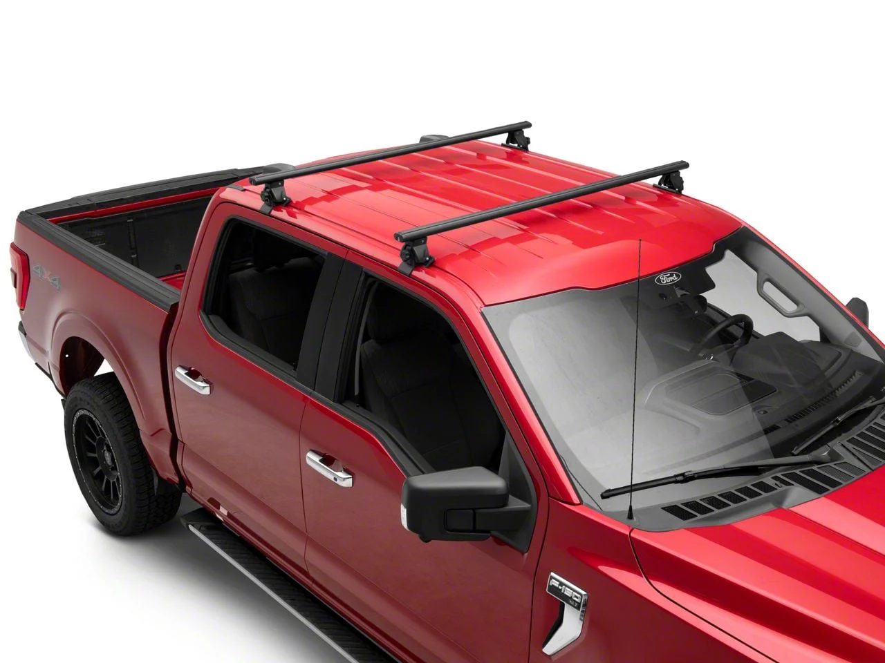 Traveler Cross Bar Roof Rack; Black; 60-Inch (15-26 F-150)