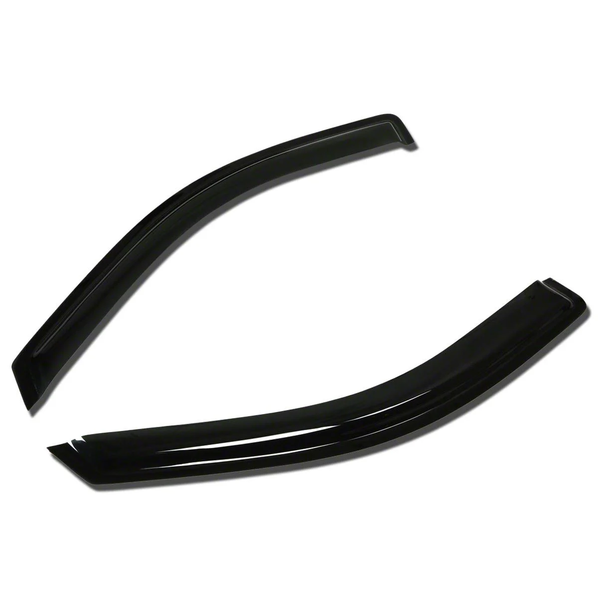 Window Visors; Dark Smoke (04-08 F-150 Regular Cab)