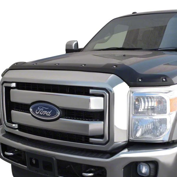 Premium Bolt-On Look Hood Deflector; Smooth (11-16 F-350 Super Duty)