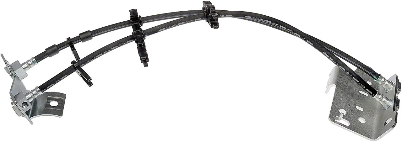 Rear Brake Hydraulic Hose; Center (2017 4WD F-350 Super Duty)