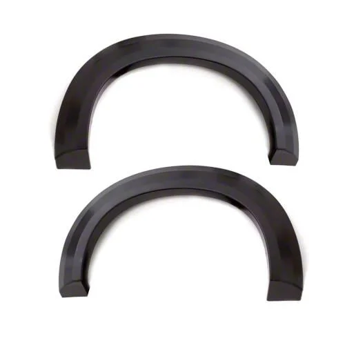 Elite Series Extra Wide Style Fender Flares; Rear; Textured Black (17-22 F-350 Super Duty SRW)