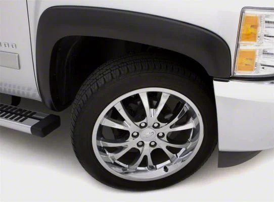 Elite Series Sport Style Fender Flares; Front and Rear; Textured Black (17-22 F-350 Super Duty SRW)